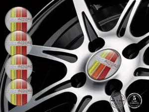 Toyota TRD Wheel Sticker Edition Epoxy Dome Custom
